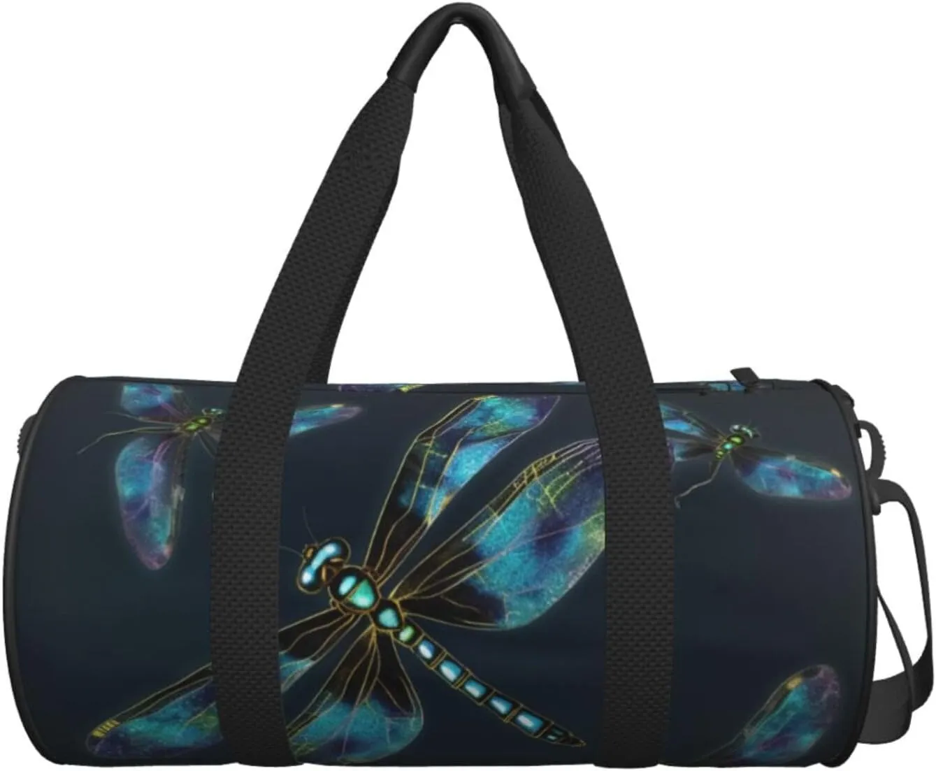 Travel Bag For Women,Dragonfly Print Personal Item Duffle Bags,Weekend Travel Duffel Tote Bag,Travel Sport Gym Bag For Men,Airplane Travel Essentials For Flying
