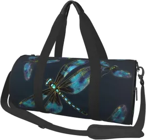 Travel Bag For Women,Dragonfly Print Personal Item Duffle Bags,Weekend Travel Duffel Tote Bag,Travel Sport Gym Bag For Men,Airplane Travel Essentials For Flying