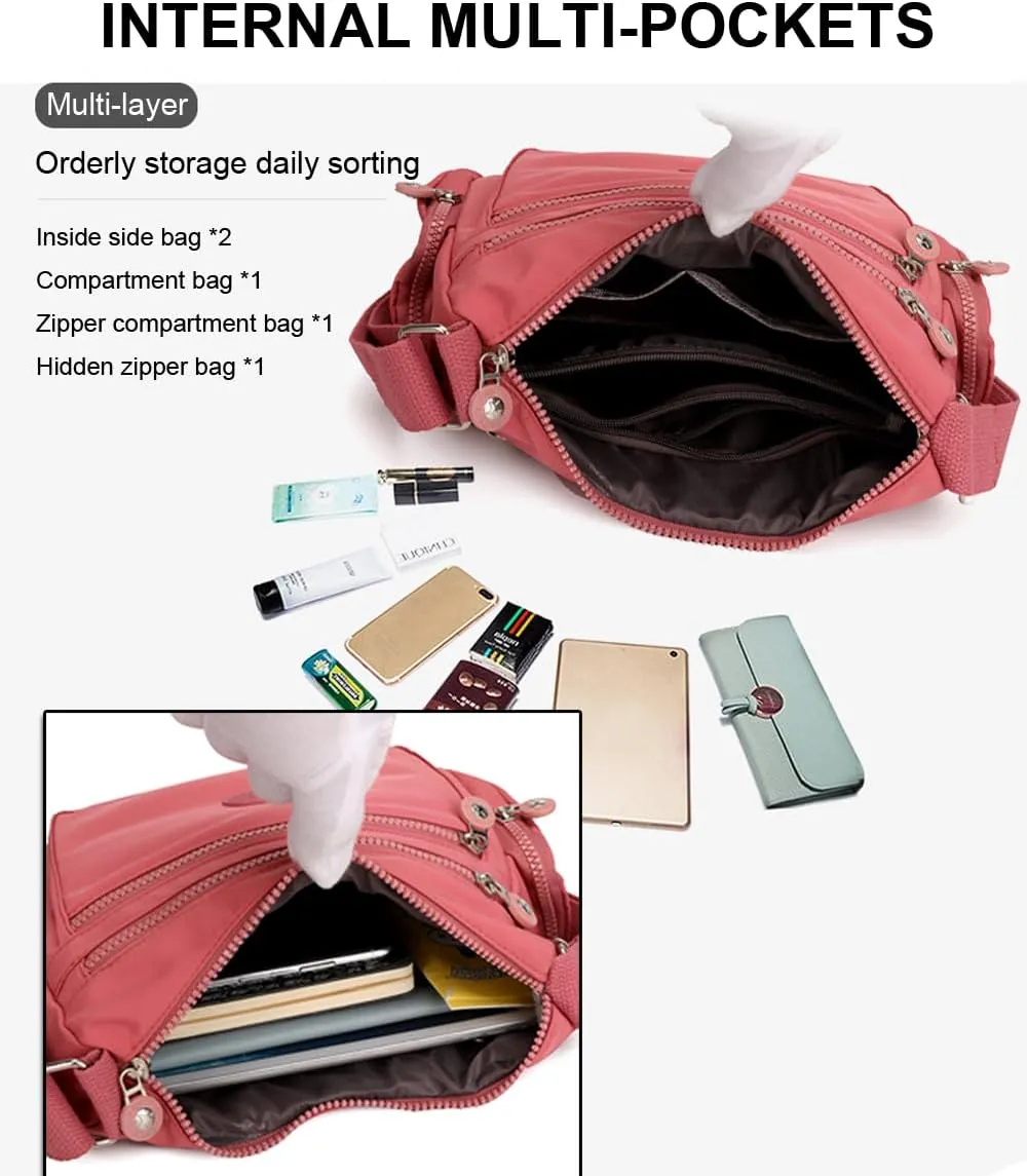 Trendy Crossbody Bags - Crossover Purse for Women, Over Shoulder Crossbody Bag