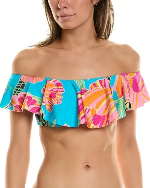Trina Turk Poppy Ruffle Bandeau Top