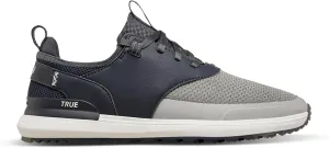 True LUX Hybrid, Men's Golf Shoes, Waterproof Knit Upper, 100% Nappa Leather Saddle