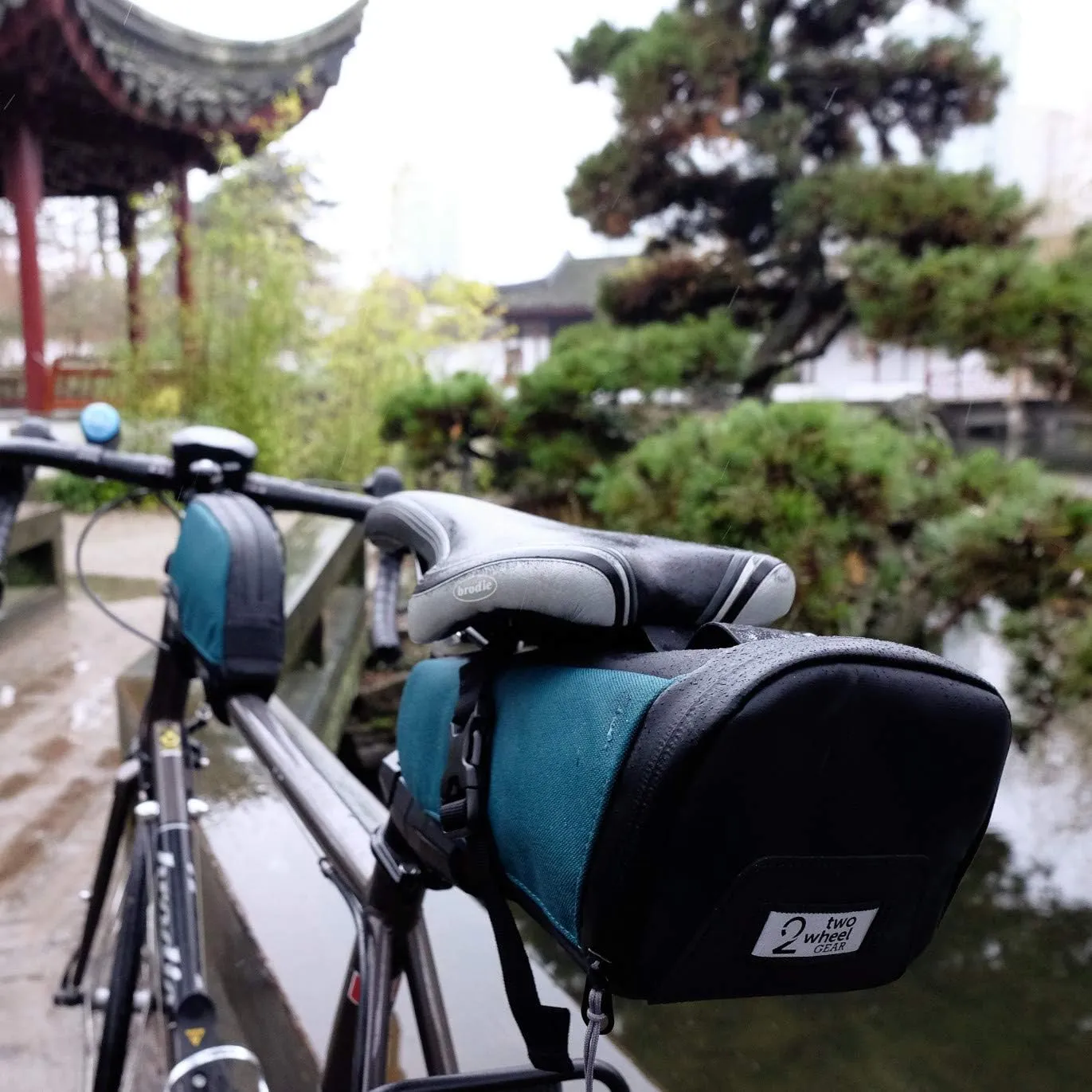 Two Wheel Gear - Commute Seat Pack - Water Resistant under Saddle Bag for Bicycle - for Bike Commuting and Touring