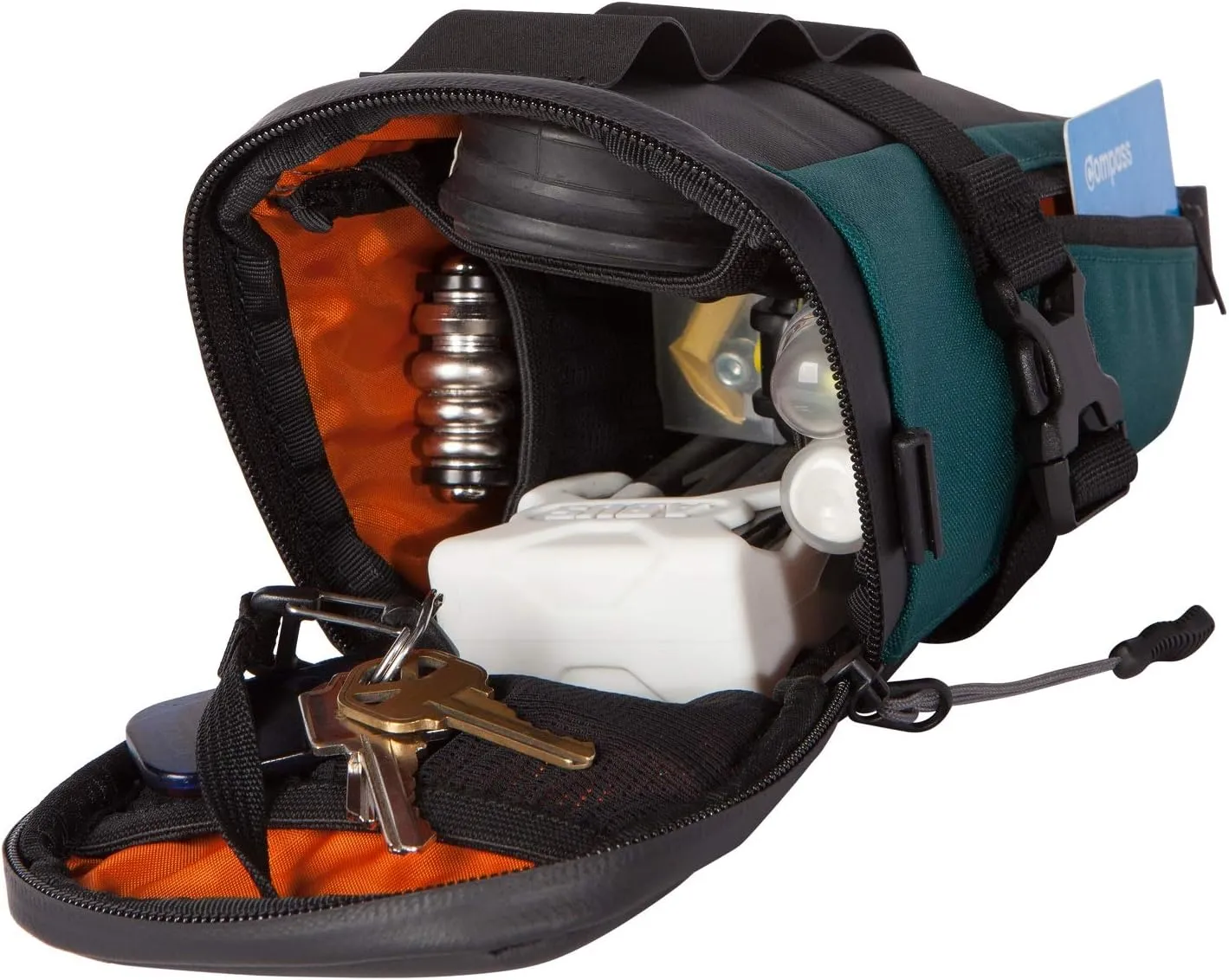 Two Wheel Gear - Commute Seat Pack - Water Resistant under Saddle Bag for Bicycle - for Bike Commuting and Touring