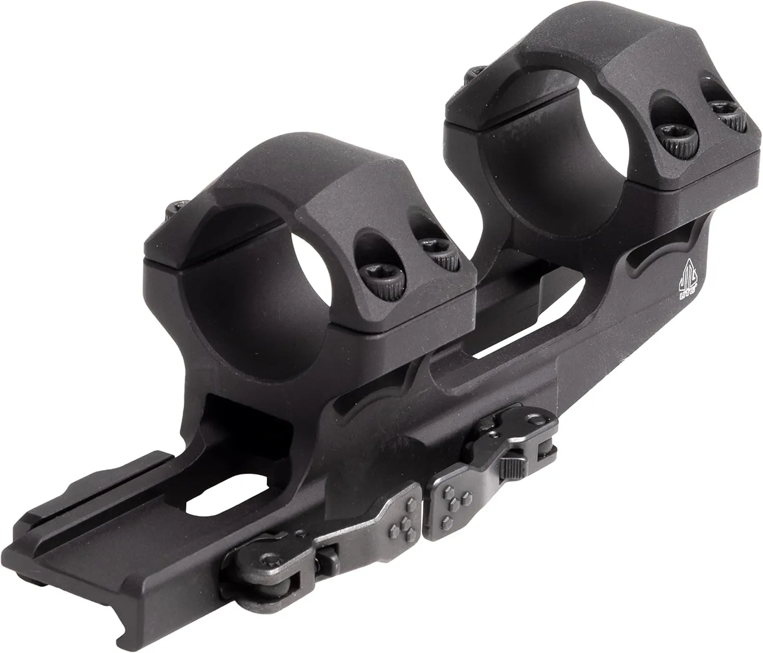 UTG ACCU-SYNC QR 1", Medium Pro, 34mm Offset Scope Mount,Black