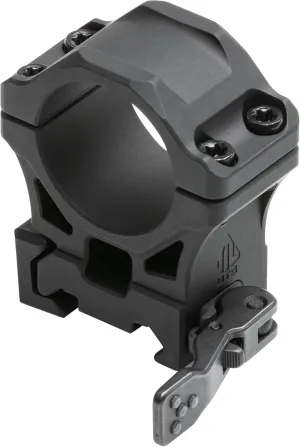 UTG ACCU-SYNC QR 1" Medium Profile Scope Rings, Picatinny,Black