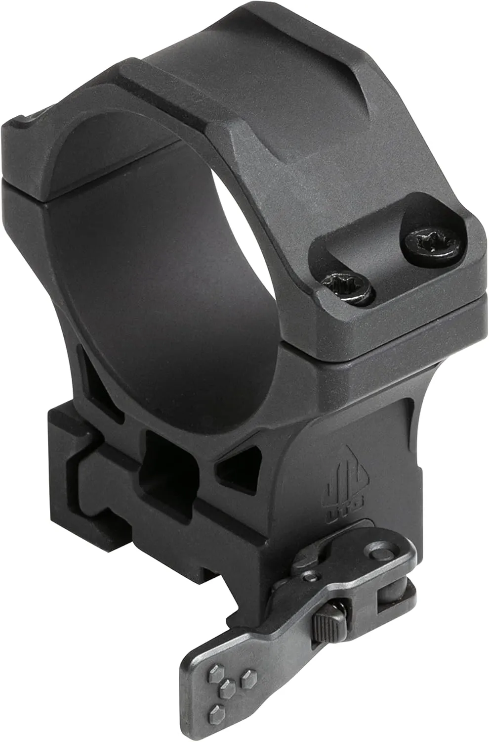UTG ACCU-SYNC QR 34mm Med. Profile Scope Rings, Picatinny, Black