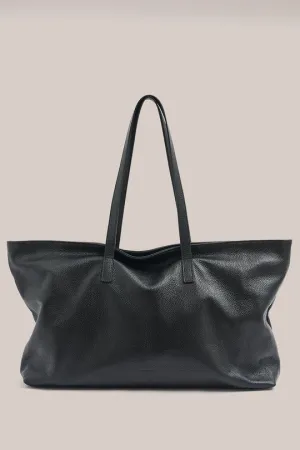 VESTIRSI - Mia East West Slouchy Tote XL BLACK