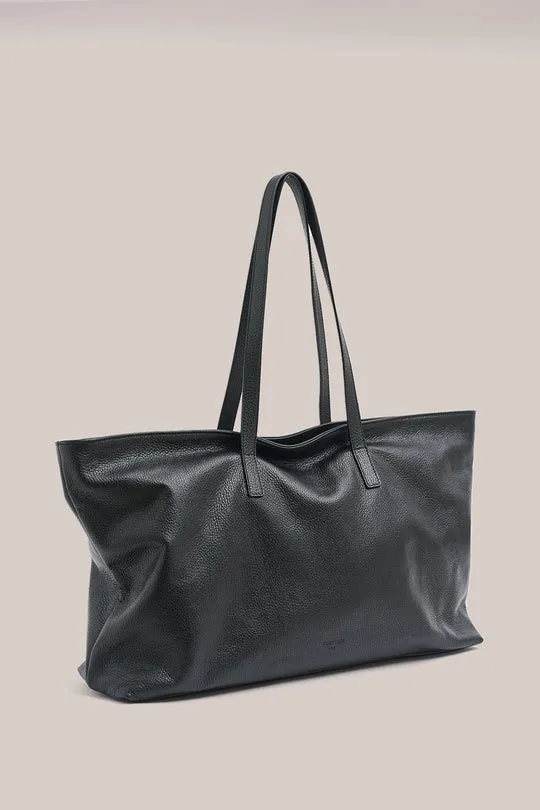 VESTIRSI - Mia East West Slouchy Tote XL BLACK