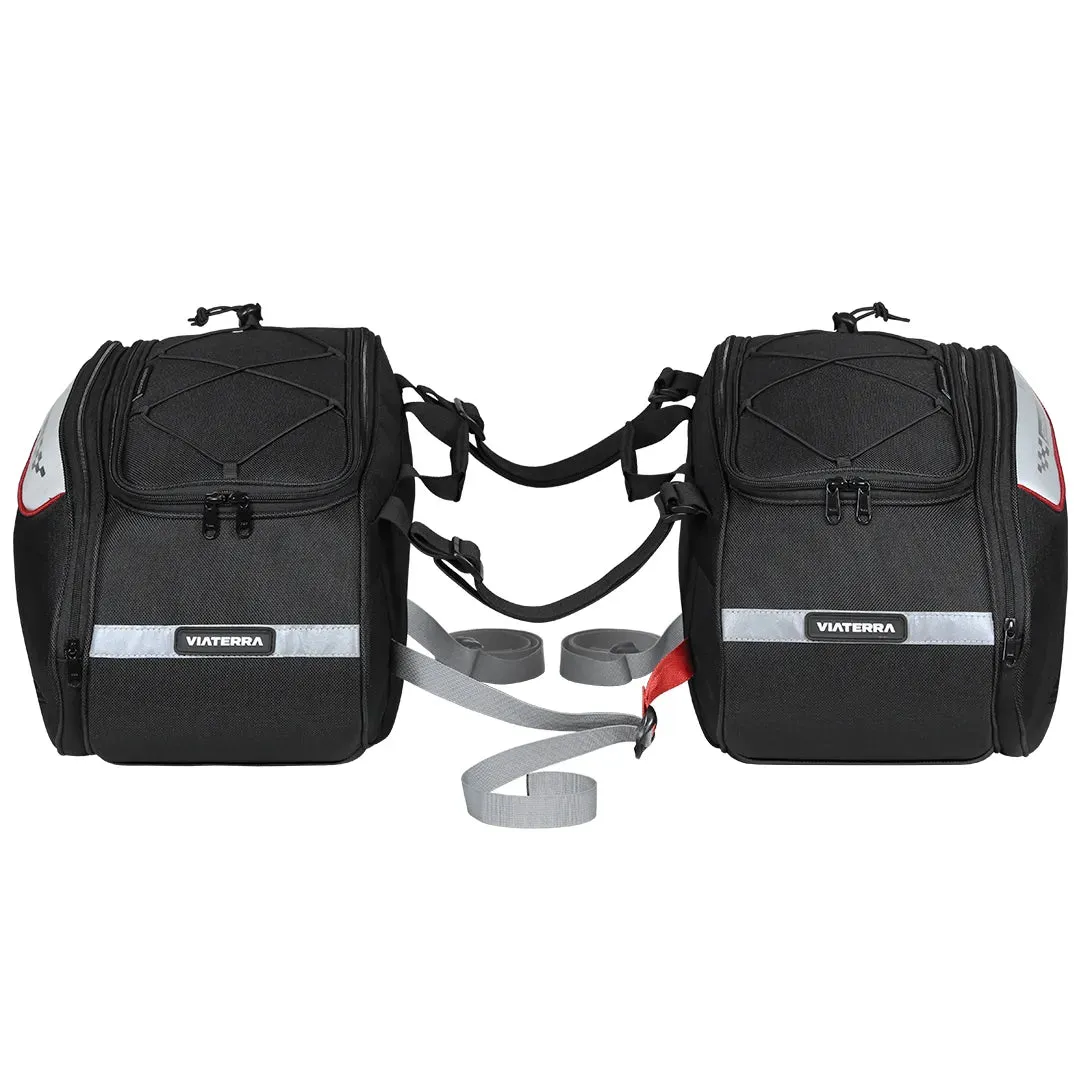 VIATERRA CONDOR 2UP - 100% WATERPROOF MOTORCYCLE SADDLE BAGS