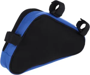 VICASKY Pouch for Cycling Shoulder Handlebar Storage Frame Waterproof Bike Seat Bag Biking Accessories Panniers Cycling Accessories Tube Rack Saddle Mountain Bag Triangle Blue Polyester