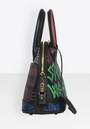 Ville Graffiti Top Handle Bag