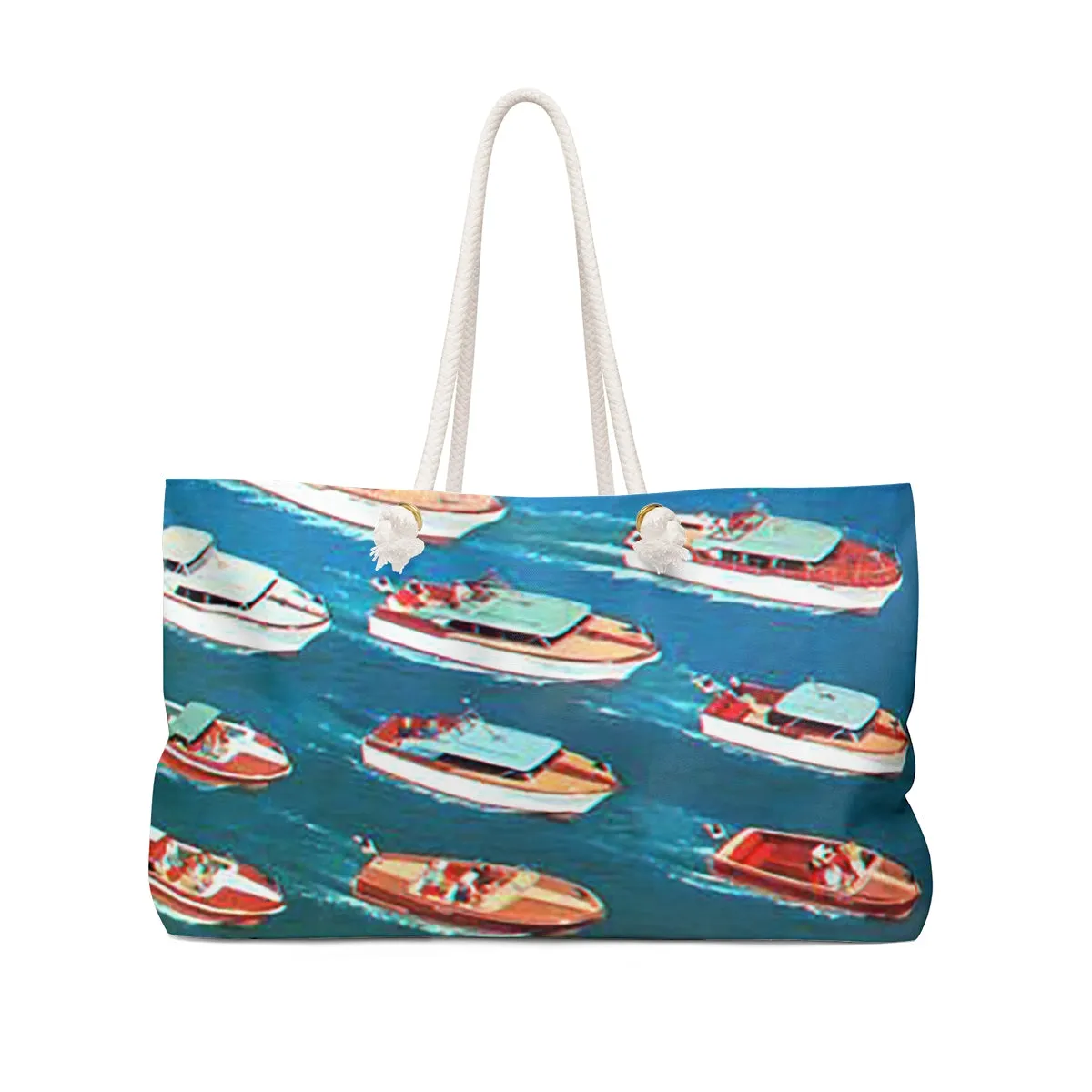 Vintage Chris Craft Weekender Bag by Retro Boater
