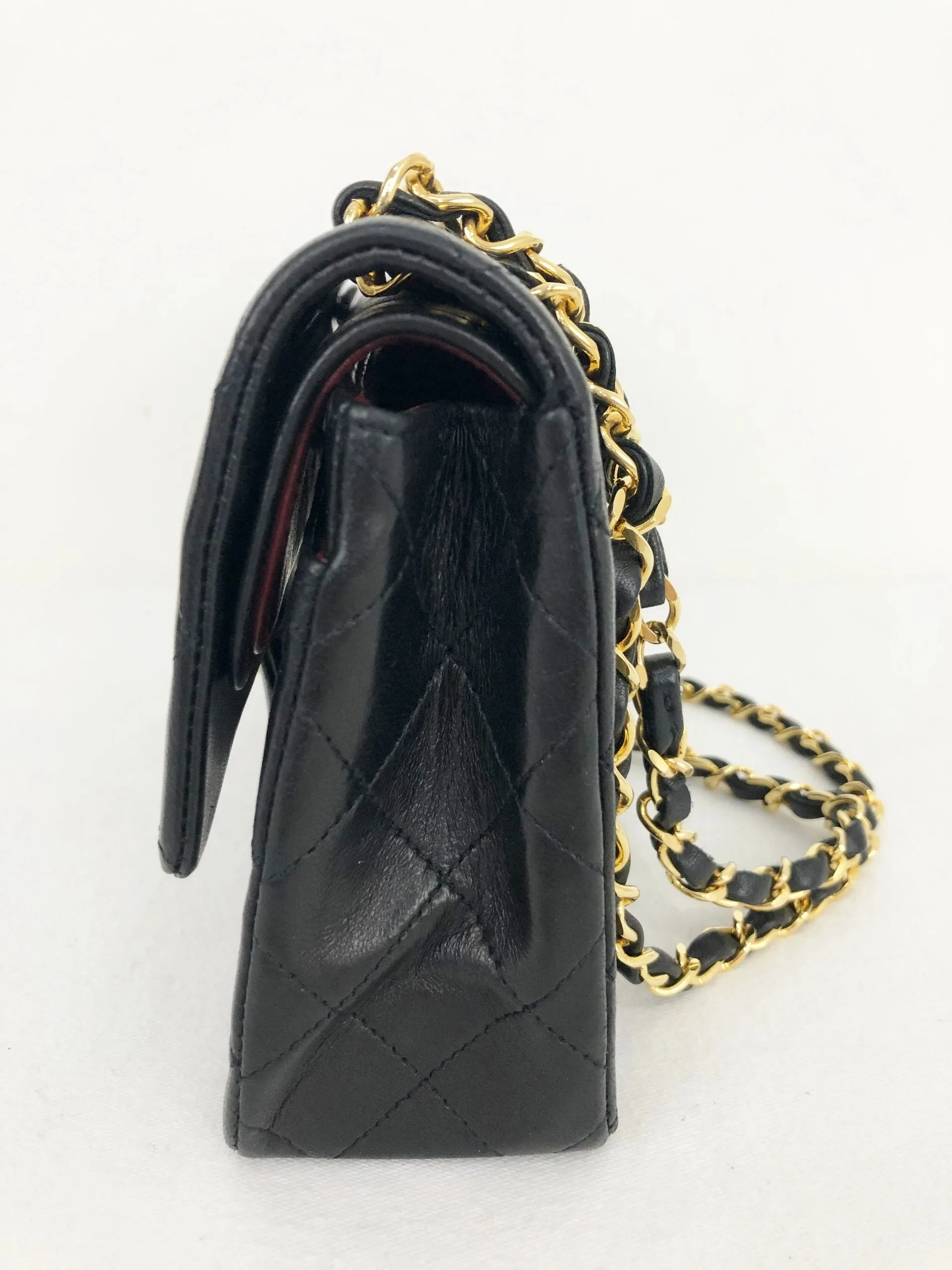 Vintage Small Double Flap Shoulder Bag