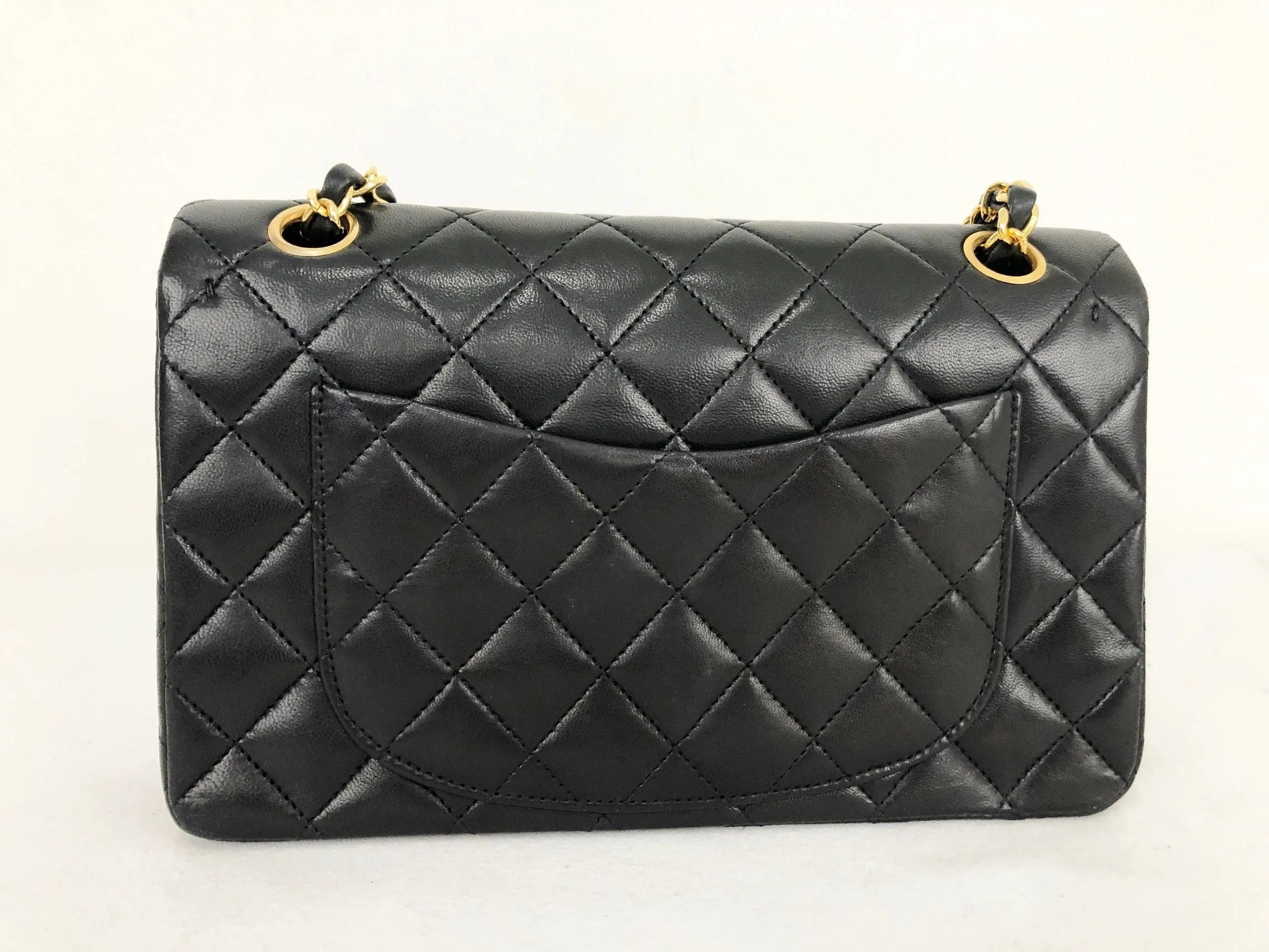Vintage Small Double Flap Shoulder Bag