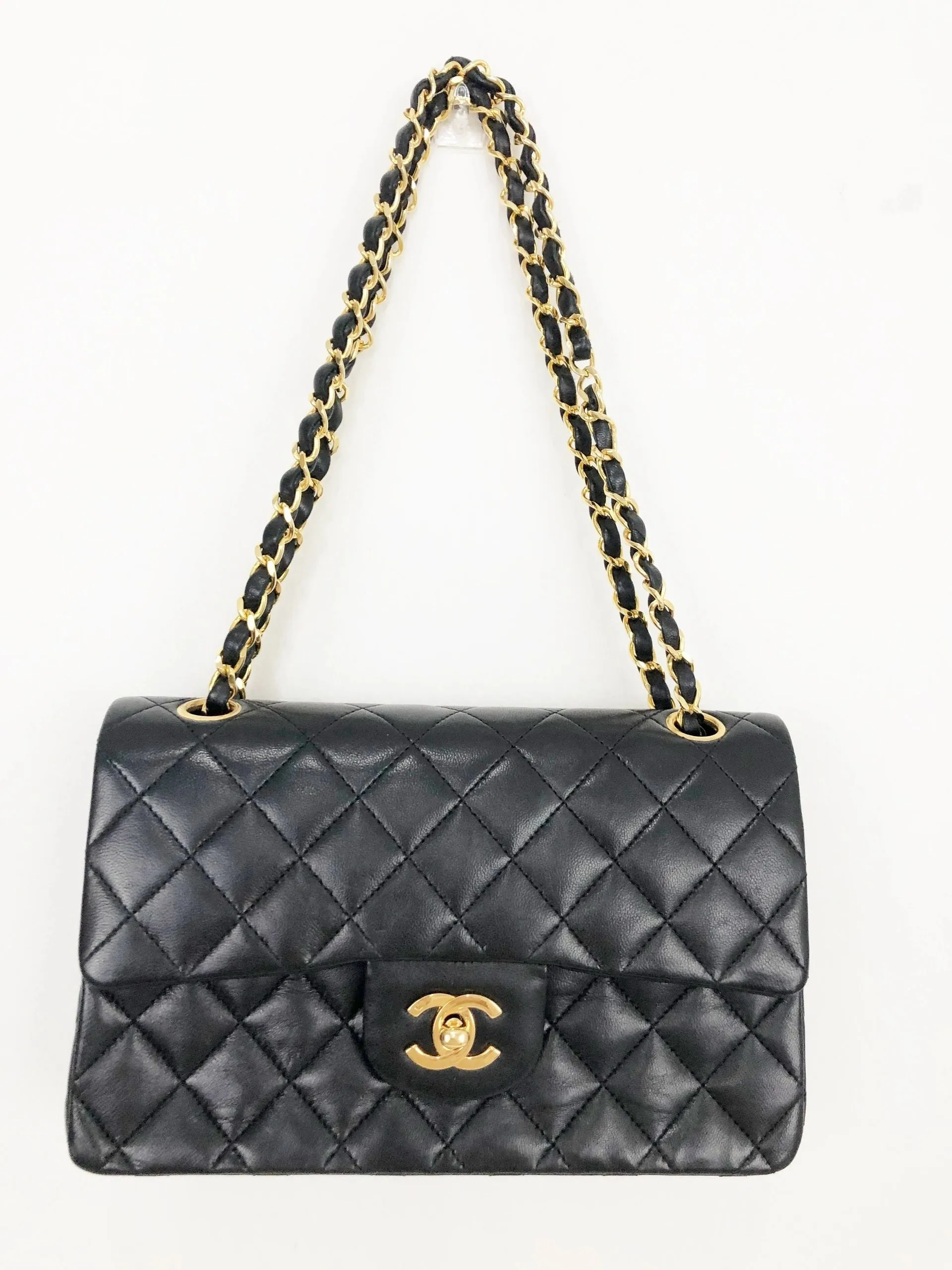 Vintage Small Double Flap Shoulder Bag