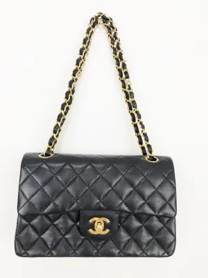 Vintage Small Double Flap Shoulder Bag