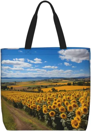 Volcano 3 Print Tote Bag Shoulde Bag Handbag Grocery Bags Reusable For Office Shopping Travel Casual Work Holiday