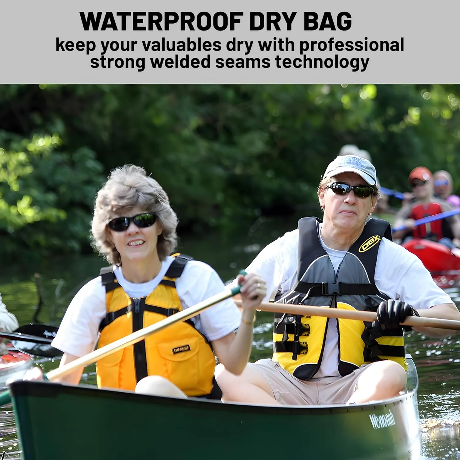 Waterproof Dry Bag,Roll Top Red Eucalyptus Waterproof Backpack 5L/10L/20L Floating and Lightweight Bags for Kayaking, Boating, Fishing, Swimming and Camping
