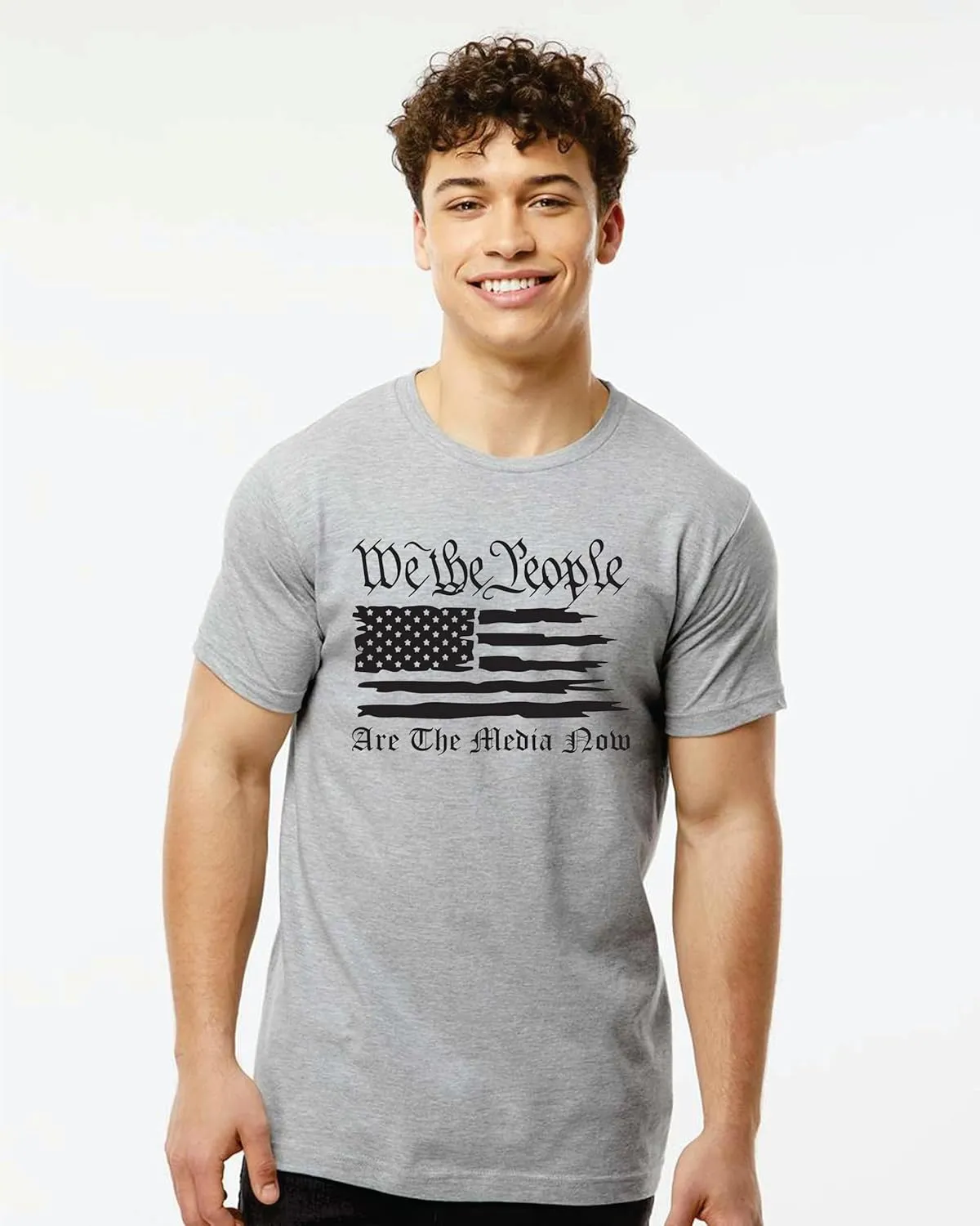 We The People are The Media Now US Flag Shirt Patriotic T Shirt