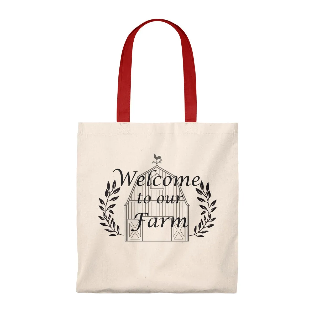 Welcome to our Farm Tote Bag - Vintage