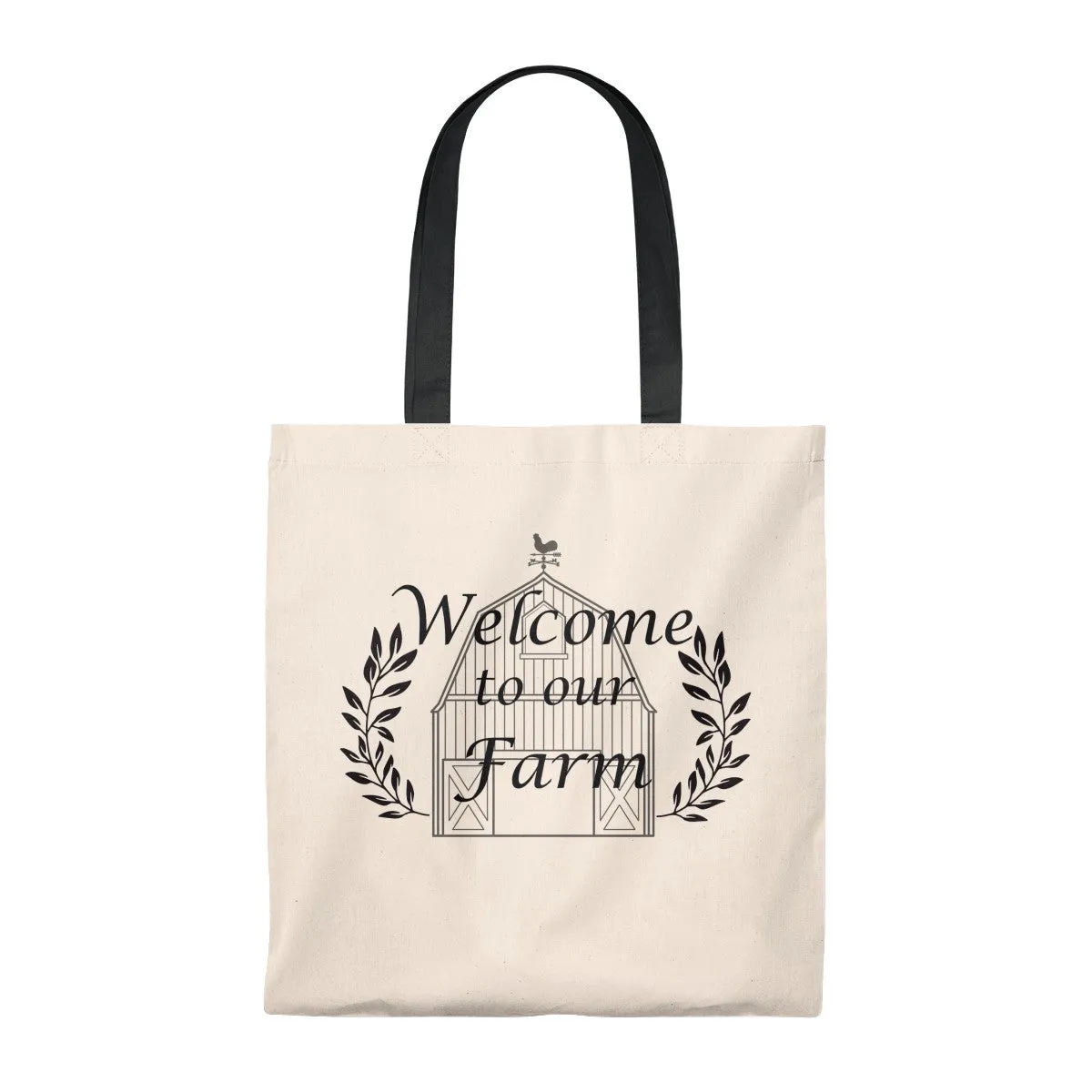 Welcome to our Farm Tote Bag - Vintage