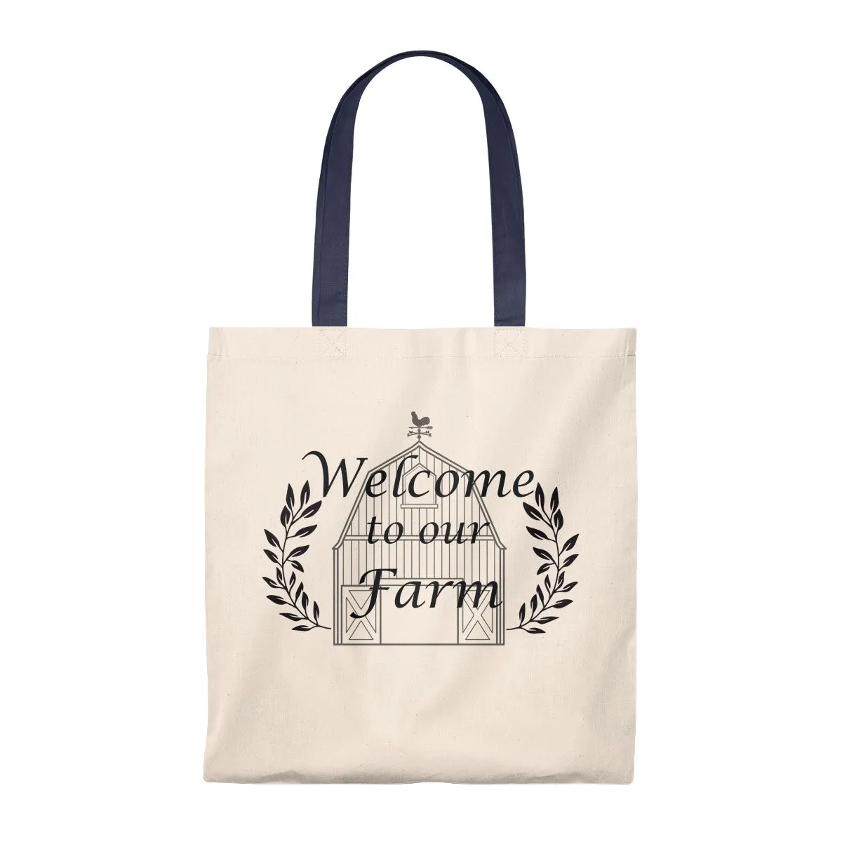 Welcome to our Farm Tote Bag - Vintage