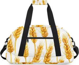 Wheat Ears Gym bag Autumn Golden Ears Gym bag for travelling fitness sports and more