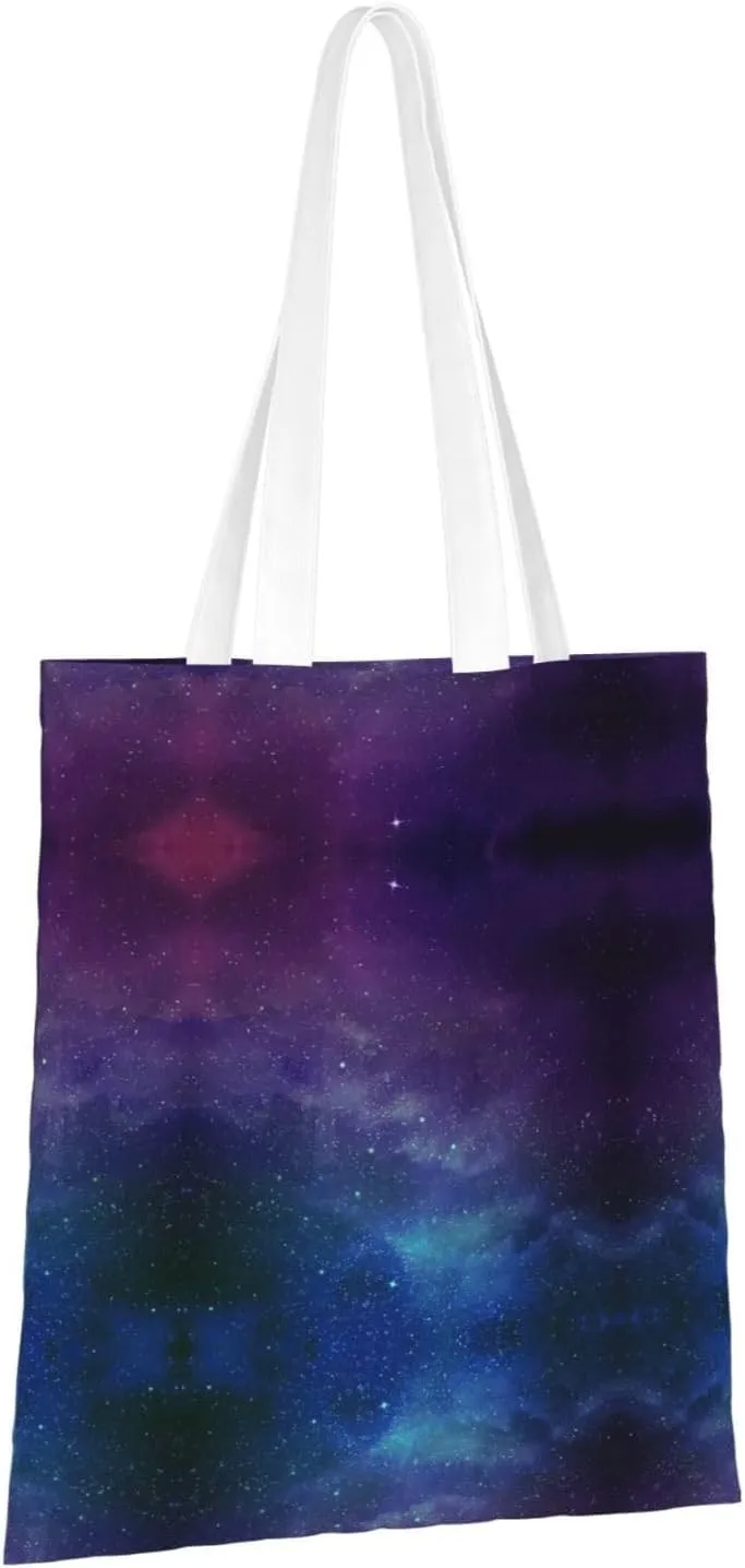 Wild Animals Print Large Canvas Beach Travel Reusable Grocery Shopping Tote Bag Portable Storage Handbag