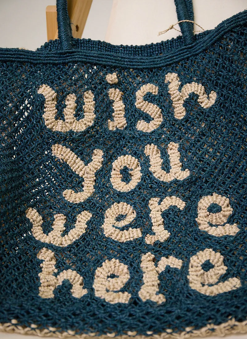Wish You Were Here Large Tote