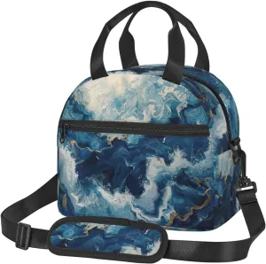 WITHIN THE TIDES print Bag for Lunch Fit for office work picnic travelling insulated lunch bag