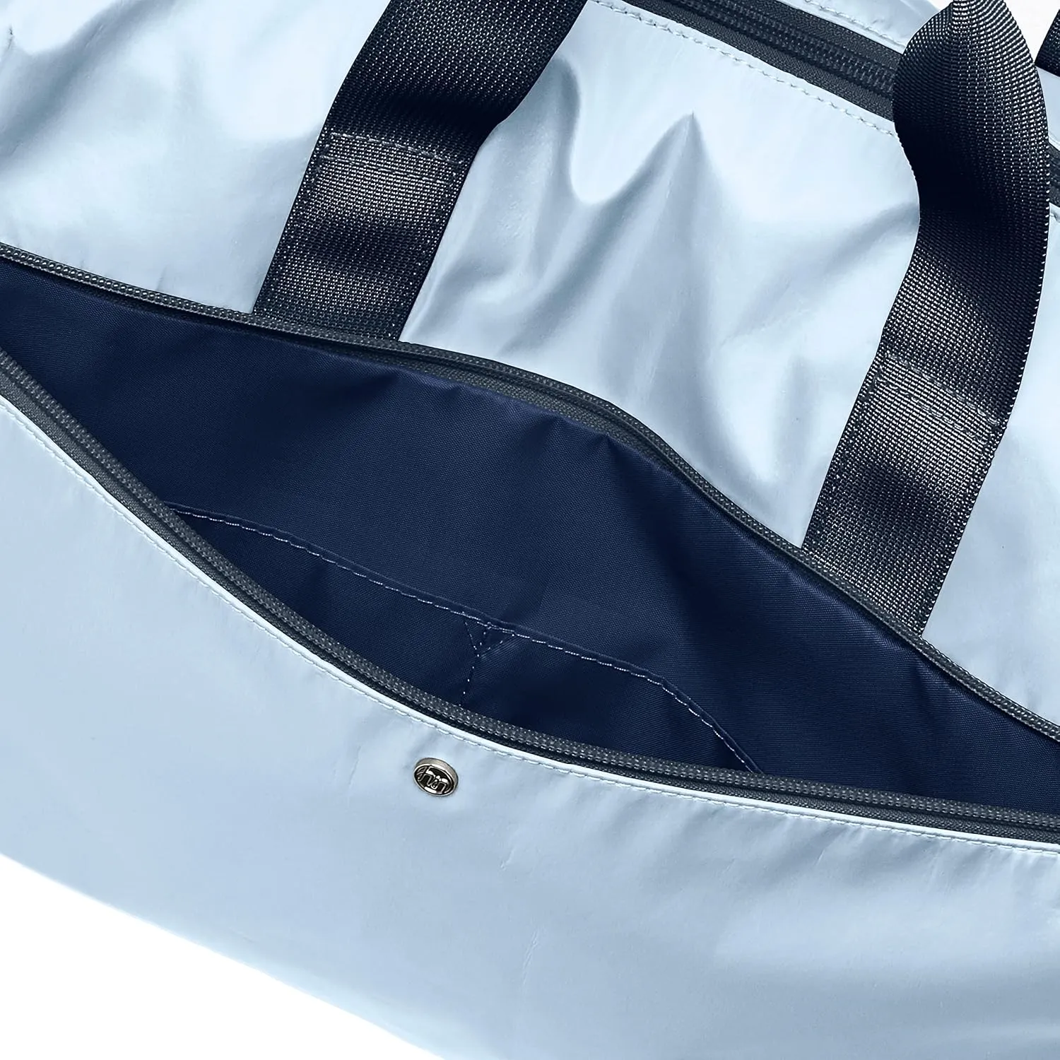 Women Boston Bag, Sky, H29×W43×D18cm