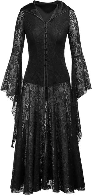 Women Medieval Renaissance Costume Adult Halloween Cosplay Party Retro Gothic Dress