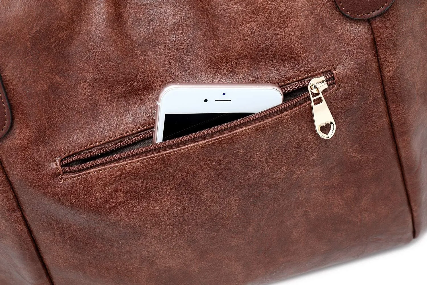 Women Tote Bag Handbags PU Leather Fashion Hobo Shoulder Bags with Adjustable Shoulder Strap