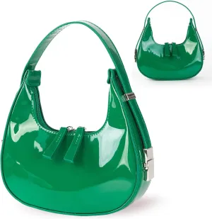 Women's Crescent Shoulder Bags - Small Red Purse Y2k Top Handle Hobo Shoulder Underarm Handbags Clutch bag