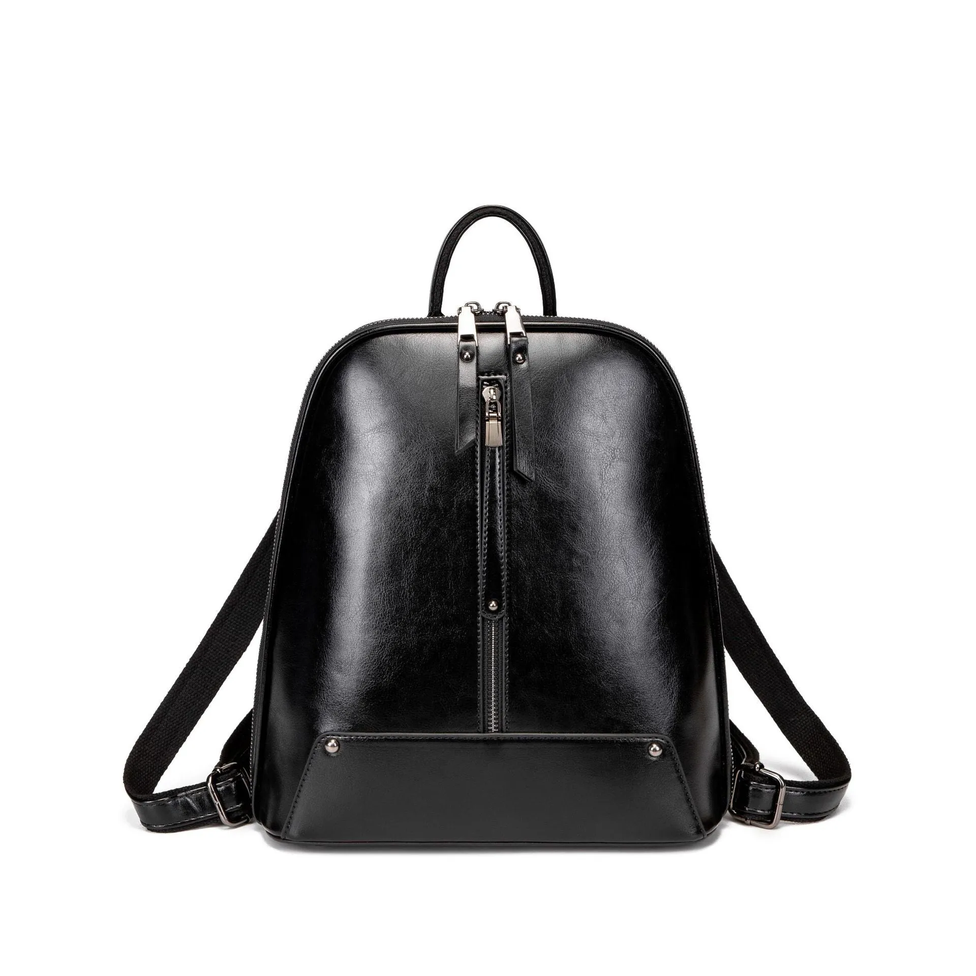 Women's Leather Fashion Oil Wax Cowhide Retro Backpacks