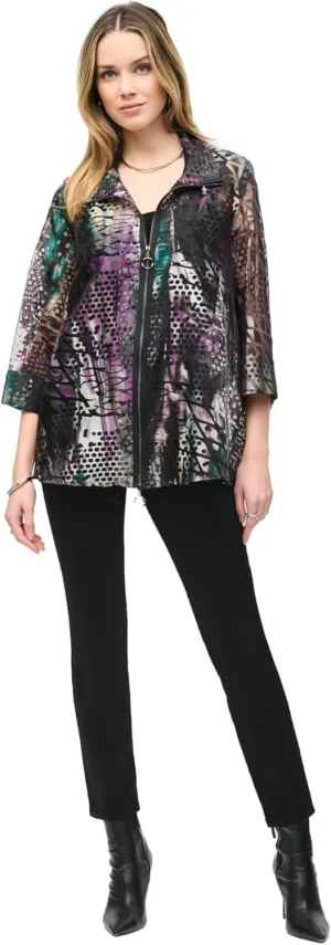 Women's Organza Abstract print Jacket