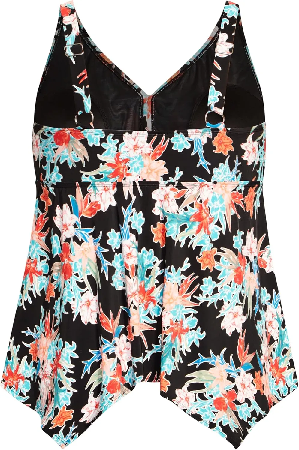 Women's Sharkbite Print Tankini Top