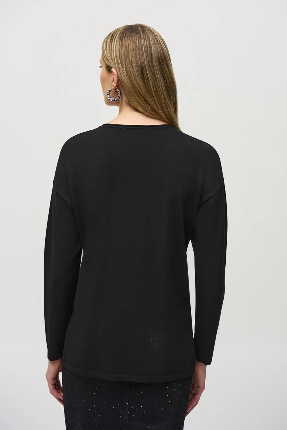 Women's Sweater Knit V-Neck Pullover