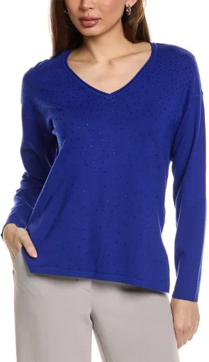 Women's Sweater Knit V-Neck Pullover