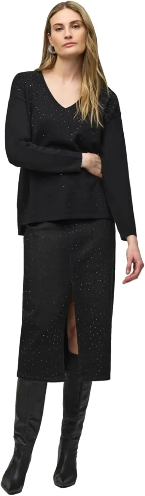 Women's Sweater Knit V-Neck Pullover