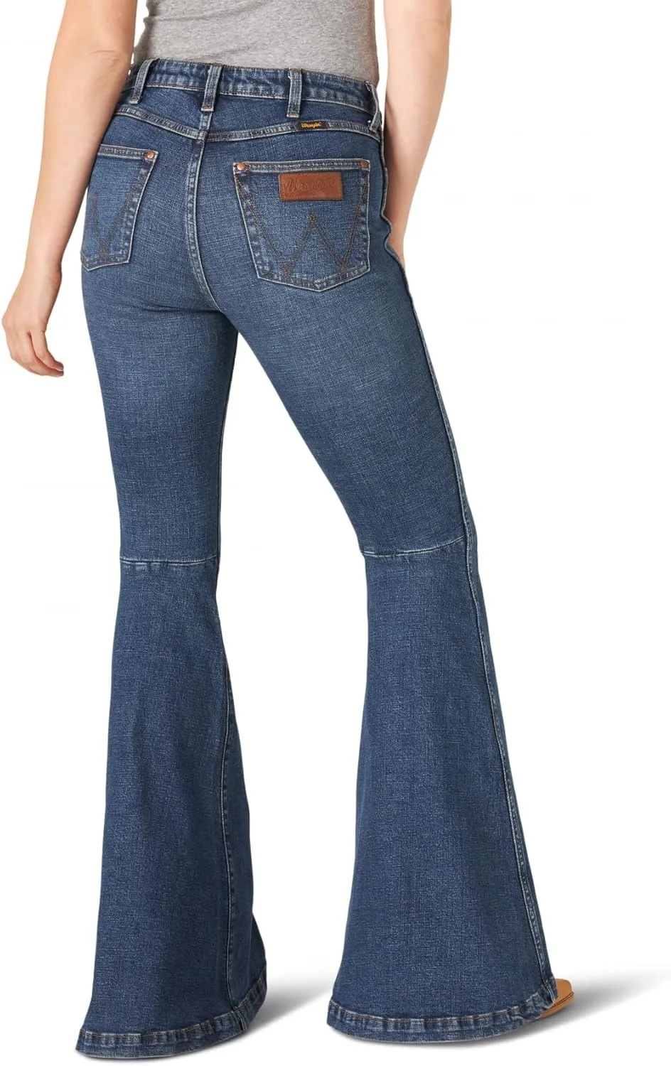 Wrangler Women's Retro High Rise Trumpet Flare Jeans