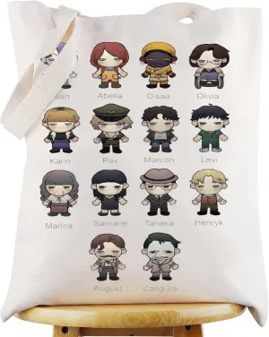 WZMPA Termina Character Tote Bag Gamer Fans Gift Video Game Shoulder Bag Video Game Merchandise