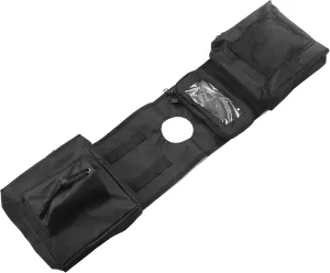 X AUTOHAUX 1-Pack Quad ATV 4-Wheeler Saddlebags Cargo Pouch Storage UTV Motorcycle Gas Tank Saddle Bag for Polaris Sportsman 450 570 850 XP 1000 Black 600D Oxford