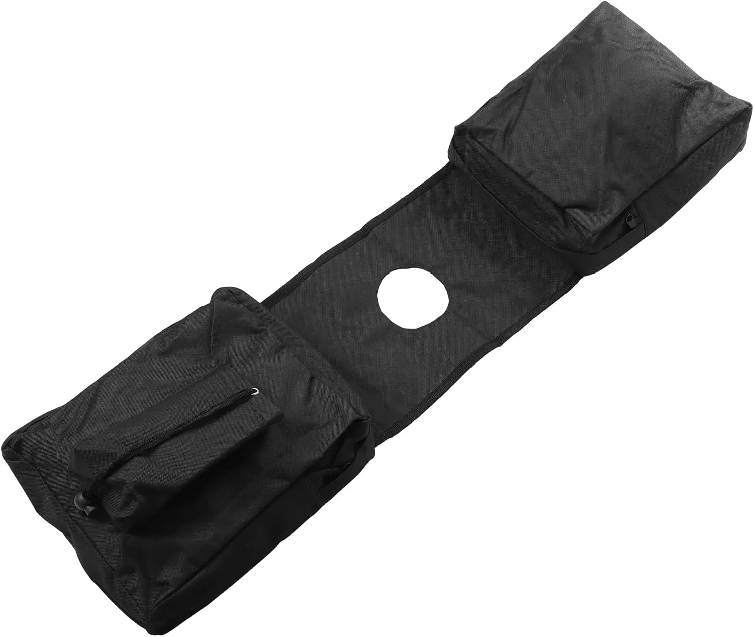 X AUTOHAUX ATV Fender Bag Hanging Cargo Tank Saddle Bag ATV Gear Bags for Polaris Sportsman Scrambler TRX FourTrax Outlander Black