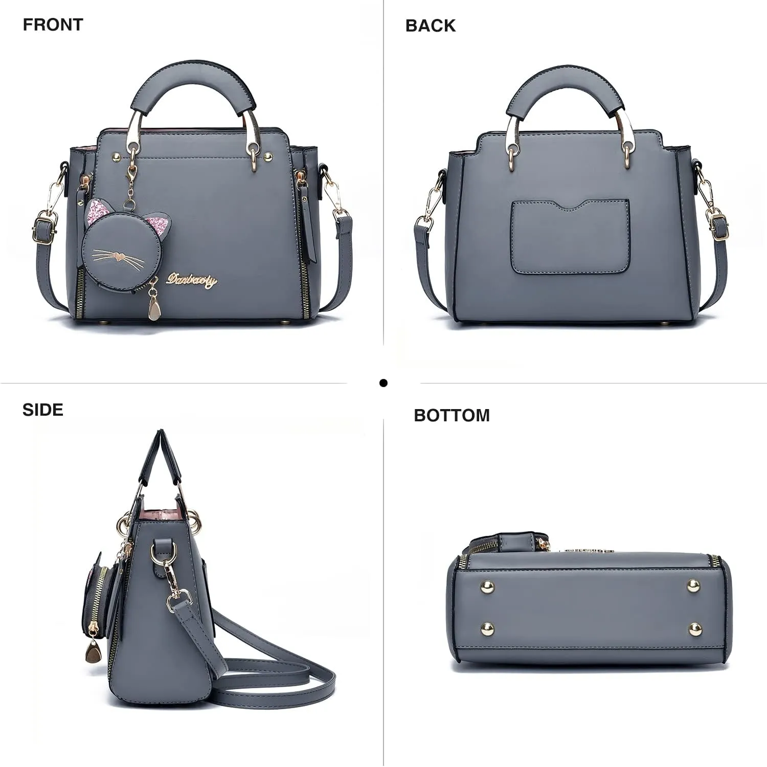 Xiaoyu Fashion Purses and Handbags for Women Ladies Crossbody Bags Top Handle Satchel Shoulder Bags Small Totes