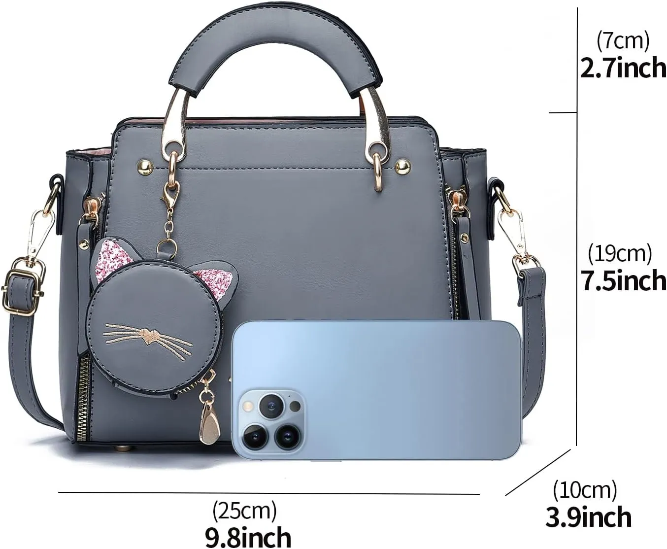 Xiaoyu Fashion Purses and Handbags for Women Ladies Crossbody Bags Top Handle Satchel Shoulder Bags Small Totes