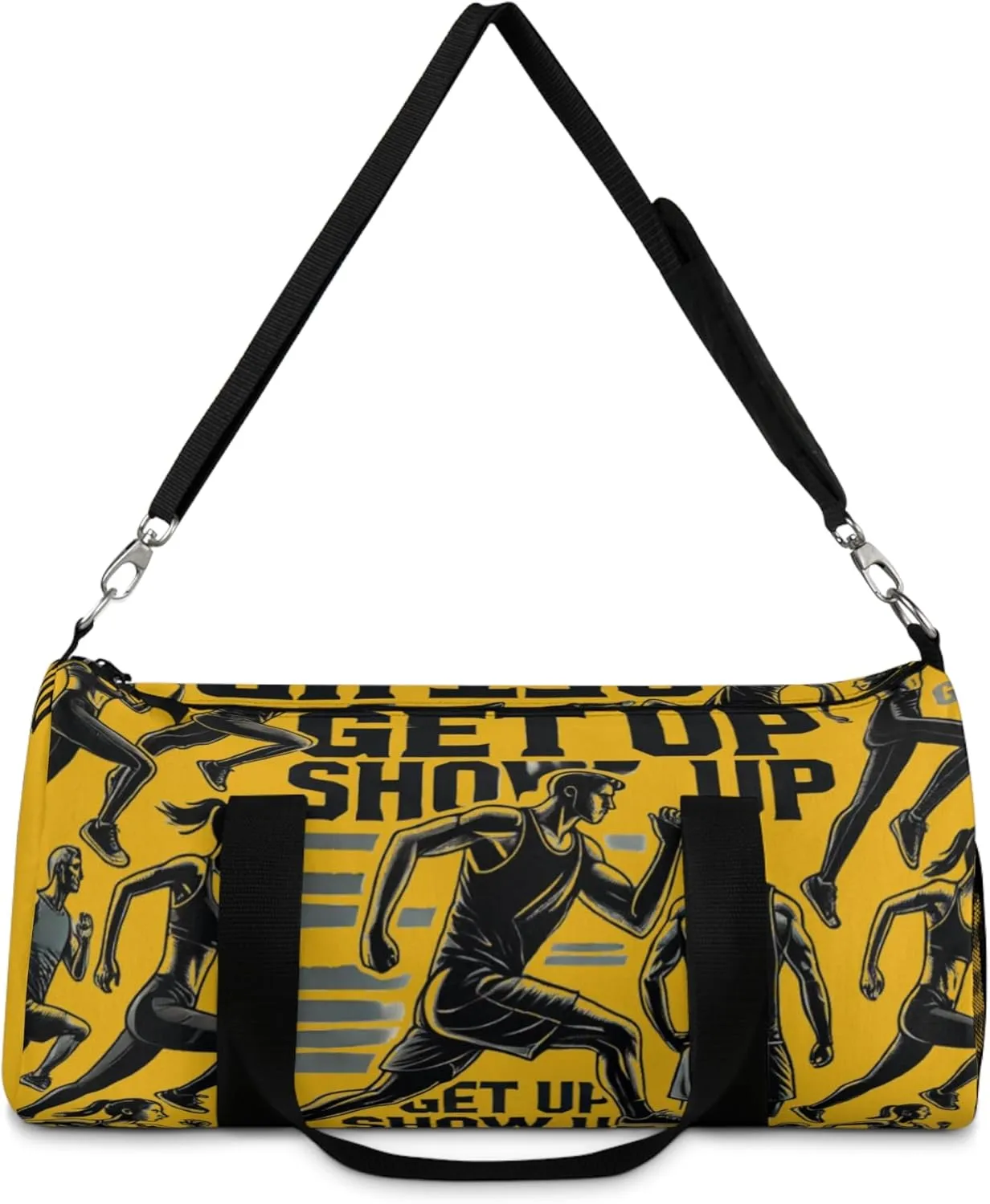Yellow The Grind duffle bag | Runner-inspired gym and work bag for bold daily motion