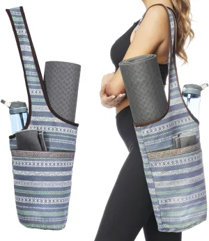 Yoga Mat Bag With Large Size Pocket and Zipper Pocket, Strap Bag, Fit Most Size Mats, Bags and Carriers for Women