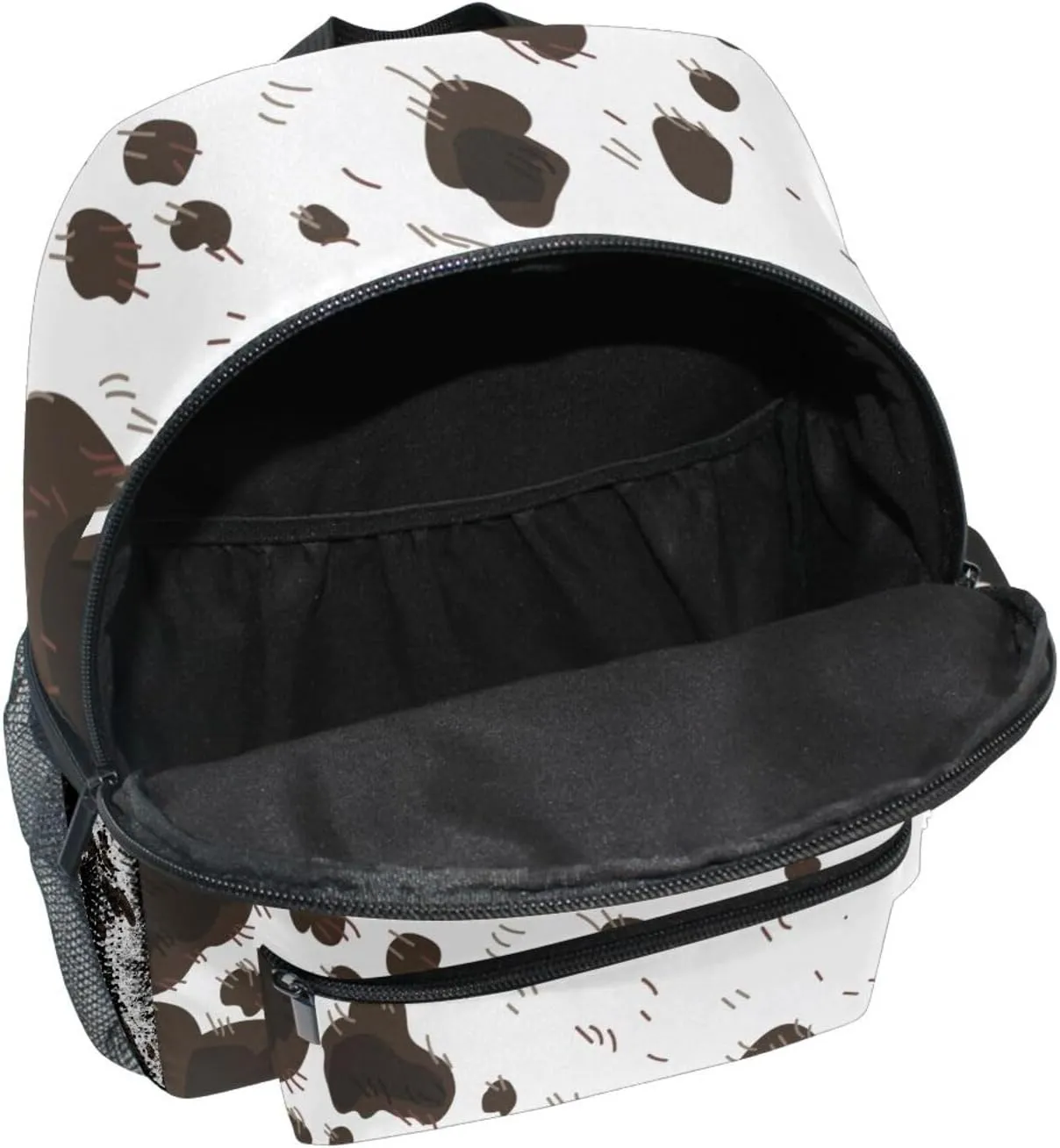 ZAZYXTJ Western Cow Print Kids Backpack for Boys Girls Toddler Backpack with Chest Strap Name Tag Preschool Backpack 3-8 Years Old