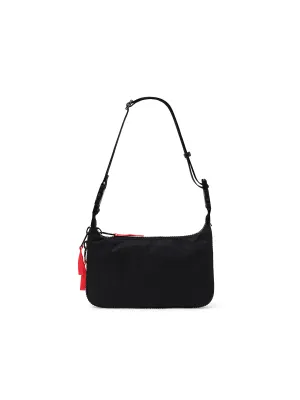 Zip-D Shoulder Bag in Black